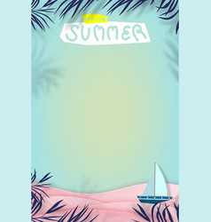 Summer Background Beach Vacation Holiday Theme