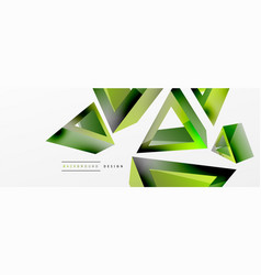 3d Triangle Abstract Background Basic Shape