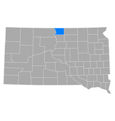 Map Campbell In South Dakota