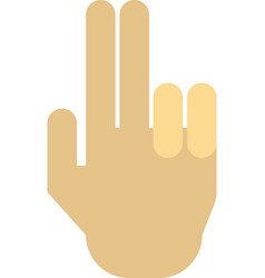 Two Fingers In Minimal Style