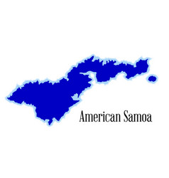 American Samoa Outline Map