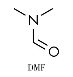 Dimethylformamide Dmf Chemical Solvent Molecule