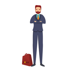 Office Bank Teller Icon Cartoon Style