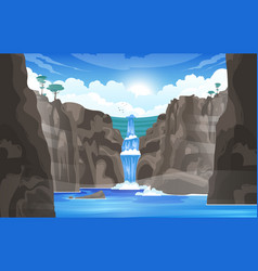 Waterfall Cartoon