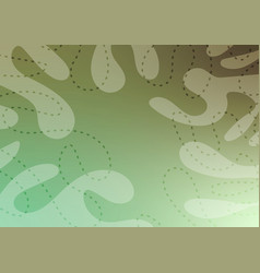 Green Line Minimal Decoration Curve Wave Pattern