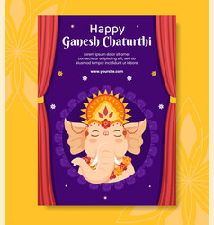 Happy Ganesh Chaturthi Social Media Poster