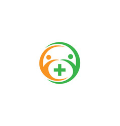 Healthy People And Medical Logo Design