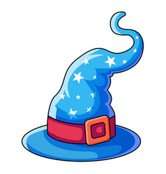 Blue Wizard Hat With Stars