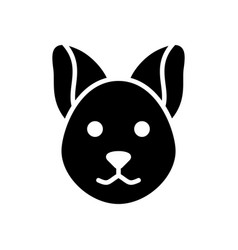 Cat Isolated Glyph Icon Farm Animal