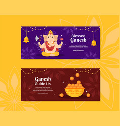 Happy Ganesh Chaturthi Social Media Banner