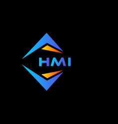 Hmi Abstract Technology Logo Design On Black