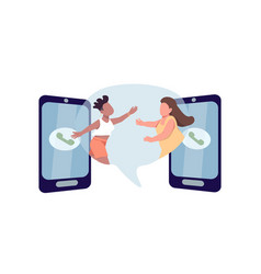 Stay In Touch Flat Concept