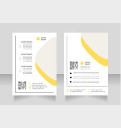 Art School Contact Info Brochure Design