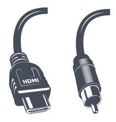 Audio Video Hdmi And Rca Connectors