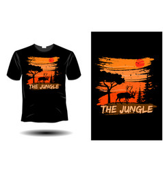 Jungle Mockup Retro Vintage Design