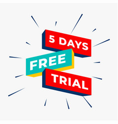 Modern Style Free 5 Days Trial Access Background