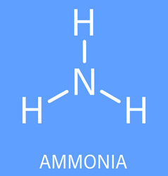 Ammonia Nh3 Molecule Skeletal Formula