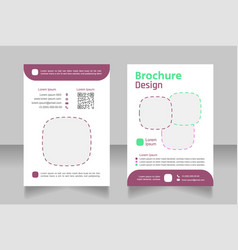 Beauty Salon Info Blank Brochure Design