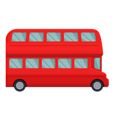 Public English Bus Icon Cartoon Classic