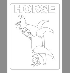 Animal Coloring Page For Kids Art Line