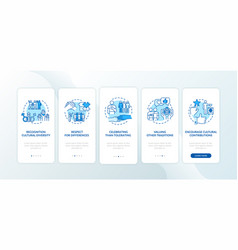 Multi Racial Respect Onboarding Mobile App Page