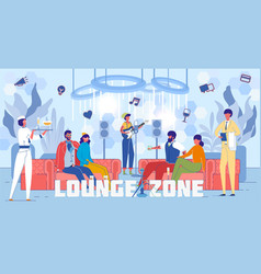 Nightclub Lounge Zone Guests Word Concept Banner