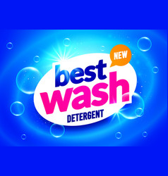 Best Wash Label For Cleaner Package Or Advertising