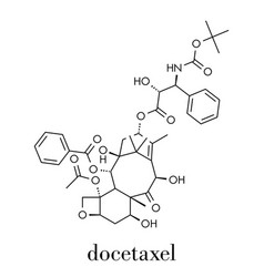 Docetaxel Cancer Chemotherapy Drug Molecule