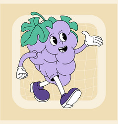 Vintage Groovy Grapes Character