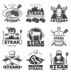 Vintage Steak Label Set