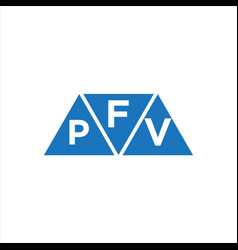 Fpv Triangle Shape Logo Design On White