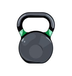 Workout Fitness Kettlebell Cartoon