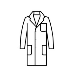 Lab Outerwear Male Line Icon