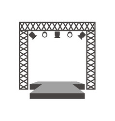 Performance Stage Icon Symbol Clipart