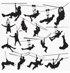 Zipline Silhouettes