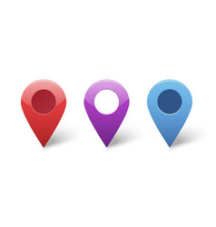Color map pin Royalty Free Vector Image - VectorStock