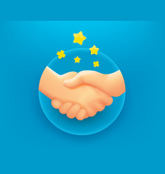 People Handshake Emoji Icon 3d