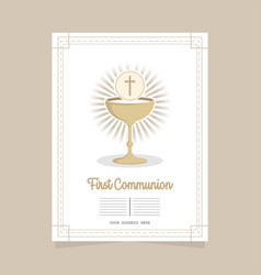 First Communion Greeting Card