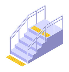 Accessible Stairs Environment Icon Isometric