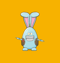 Easter Bunny Badass And Funny Cartoon Character