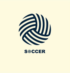 Soccer Logo Text Background