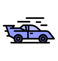 Race Car Icon Flat