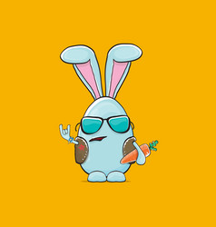 Easter Bunny Badass And Funny Cartoon Character