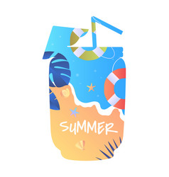 Summer Seashore Poster