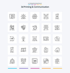 Creative 3d Printing And Communication 25 Outline