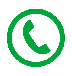 Round Phone Symbol Or Call Icon