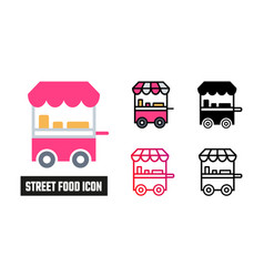 Street Food Icon Set