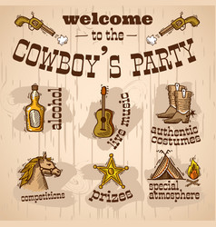 Cowboy Party Set