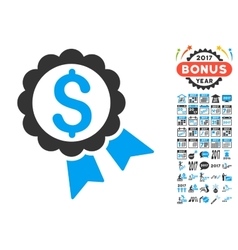 Featured Price Label Icon With 2017 Year Bonus