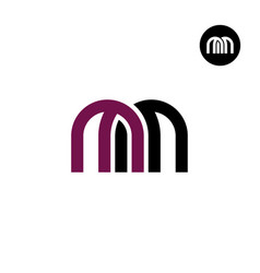 Letter Mm Monogram Logo Design